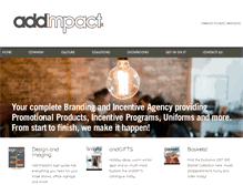 Tablet Screenshot of add-impact.com